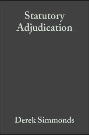 Cover of Statutory Adjudication