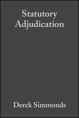 Book cover for Statutory Adjudication