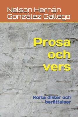 Book cover for Prosa och vers