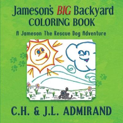Book cover for Jameson's BIG Backyard Coloring Book