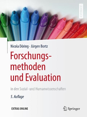 Cover of Forschungsmethoden und Evaluation in den Sozial- und Humanwissenschaften