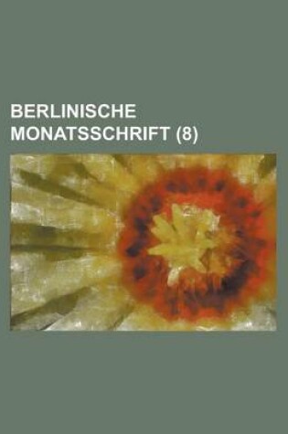 Cover of Berlinische Monatsschrift (8 )