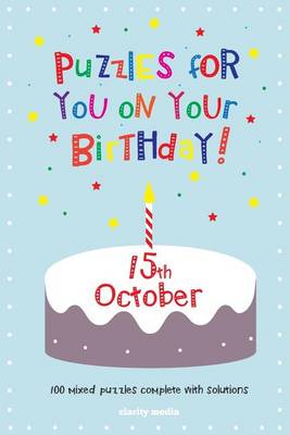 Book cover for Puzzles for you on your Birthday - 15th October