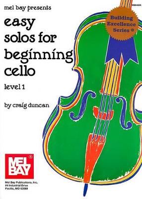 Book cover for Easy Solos For Beginning Cello Level 1