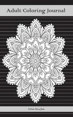 Book cover for Adult Coloring Journal (black edition)