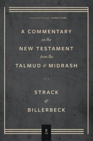 Cover of Commentary on the New Testament from the Talmud and Midrash