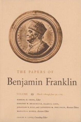 Cover of The Papers of Benjamin Franklin, Vol. 29