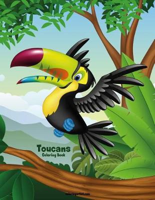 Book cover for Toucans Coloring Book 1