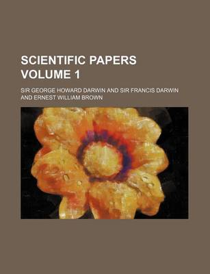 Book cover for Scientific Papers Volume 1