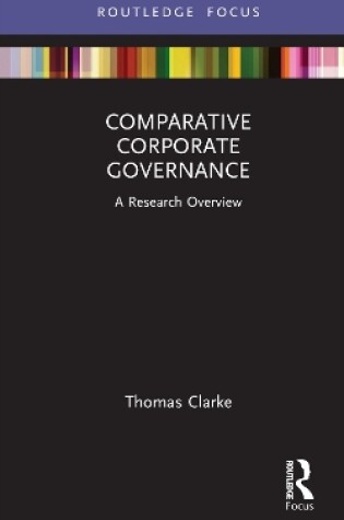 Cover of Comparative Corporate Governance