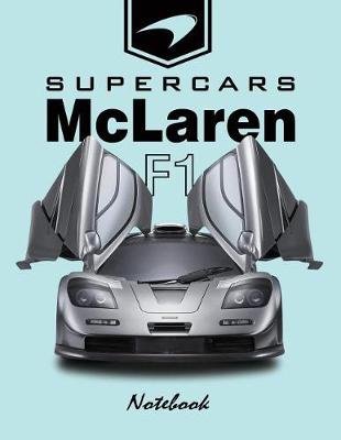 Book cover for Supercars McLaren F1 Notebook