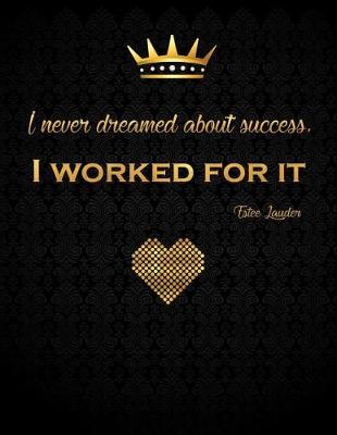 Book cover for I Never Dreamed about Success, I Worked for It