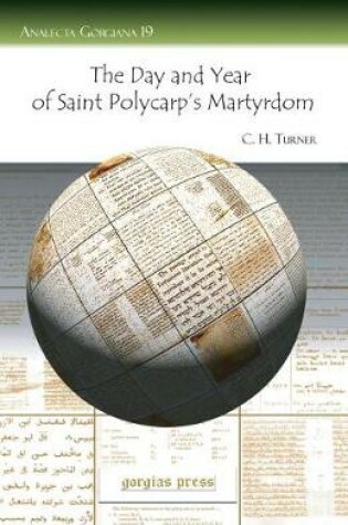 Cover of The Day and Year of Saint Polycarp's Martyrdom