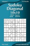 Book cover for Sudoku Diagonal 10x10 - Difícil a Experto - Volumen 7 - 276 Puzzles