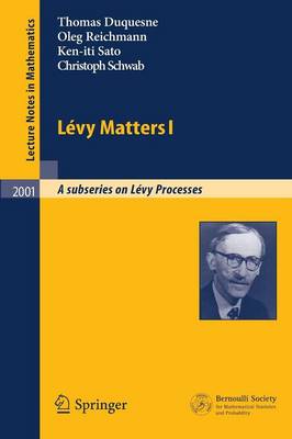 Book cover for Lévy Matters I