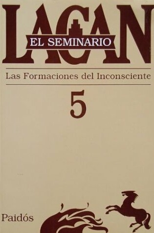 Cover of Seminario 5 La Formacion del Inconsciente