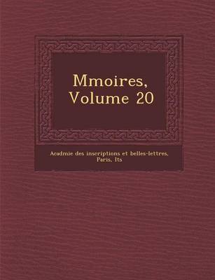 Book cover for M Moires, Volume 20