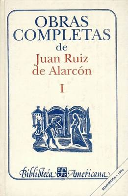 Cover of Obras Completas de Juan Ruiz de Alarcon I