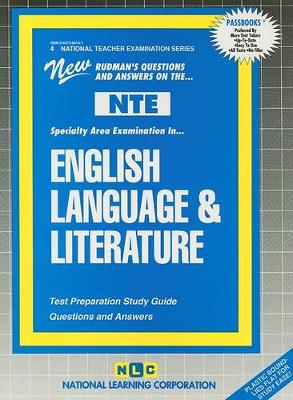 Book cover for ENGLISH LANGUAGE AND LITERATURE