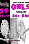 Book cover for Adult Coloring Books Owls Night and Day