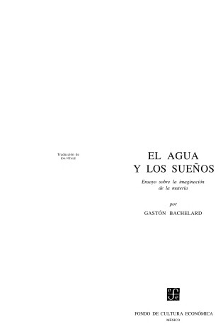 Cover of El Agua y Los Suenos