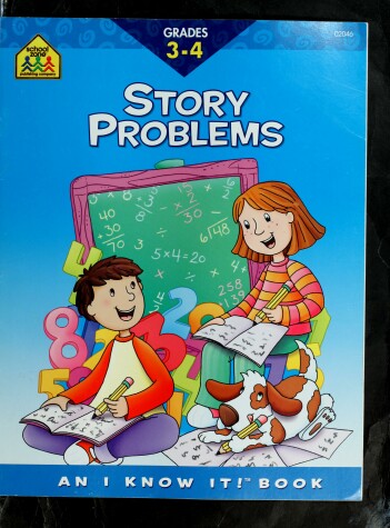 Book cover for School Zone 3-4 Story Problems