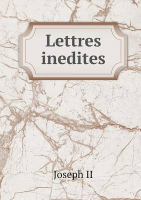 Book cover for Lettres inedites