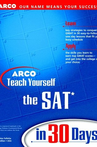 Cover of Arco Teach Yourself the Sat in 30 Days