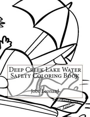 Book cover for Deep Creek Lake Water Safety Coloring Book