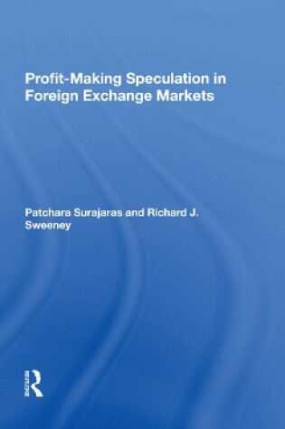 Cover of Profitmaking Speculation In Foreign Exchange Markets