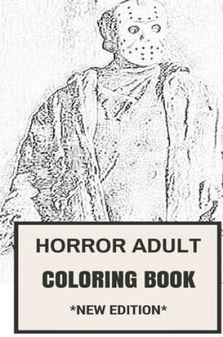 Cover of Horror Adult Coloring Book