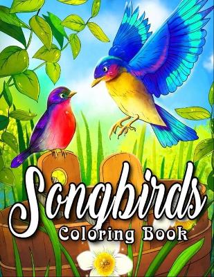 Book cover for Songbirds Coloring Book