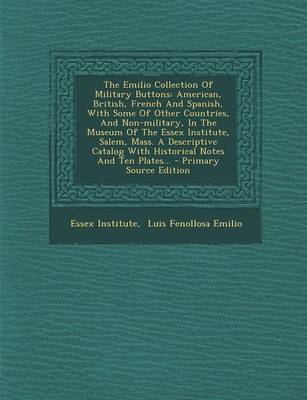 Book cover for The Emilio Collection of Military Buttons