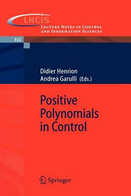 Book cover for Positive Polynomials in Control