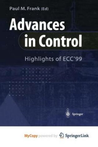 Cover of Advances in Control