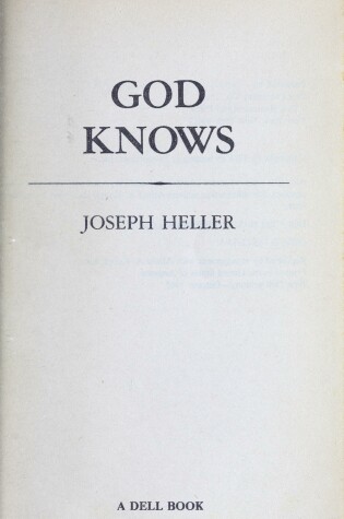 Cover of God Knows