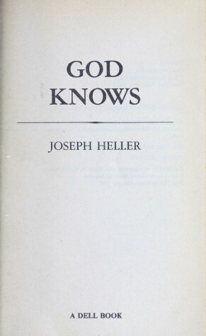 Book cover for God Knows