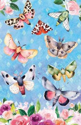 Book cover for Bullet Journal for Nature Lovers Butterflies and Moths in Flowers