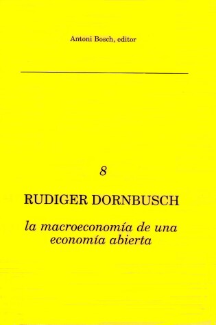 Cover of La Macroeconomia de Una Economia Abierta