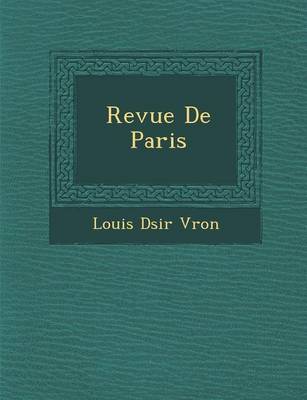 Book cover for Revue de Paris