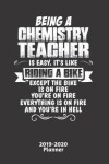 Book cover for Being A Chemistry Teacher Is Easy