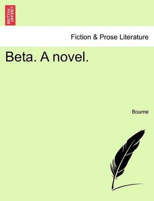 Book cover for Beta. a Novel.