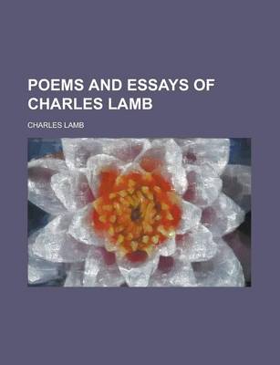 Book cover for Poems and Essays of Charles Lamb