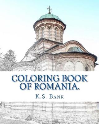Book cover for Coloring Book of Romania.