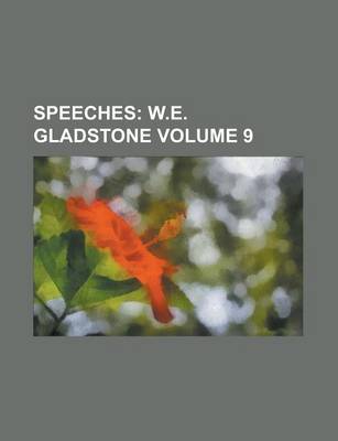 Book cover for Speeches Volume 9