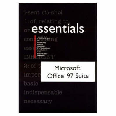 Book cover for Microsoft Office 97 Suite Essentials