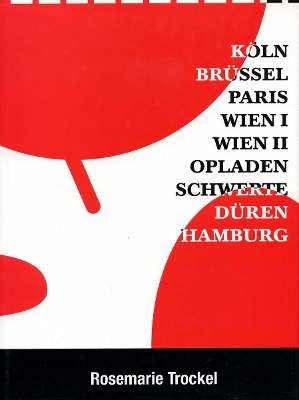 Book cover for Rosemarie Trockel