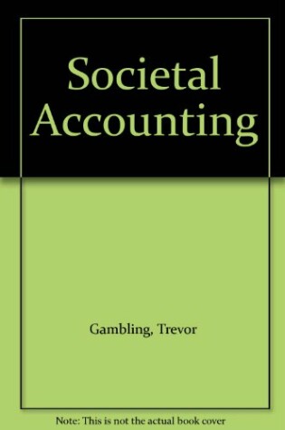 Cover of Societal Accounting