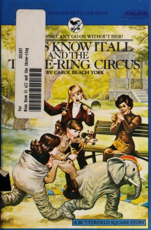 Book cover for Miss Know it All and the Three-Ring Circus