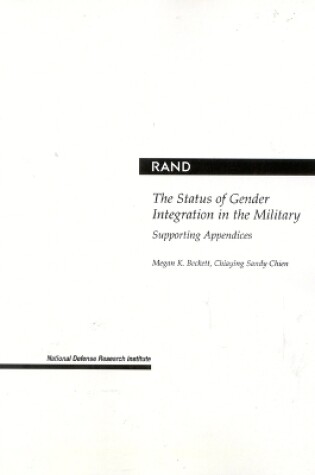 Cover of The Status of Gender Integration in the Military